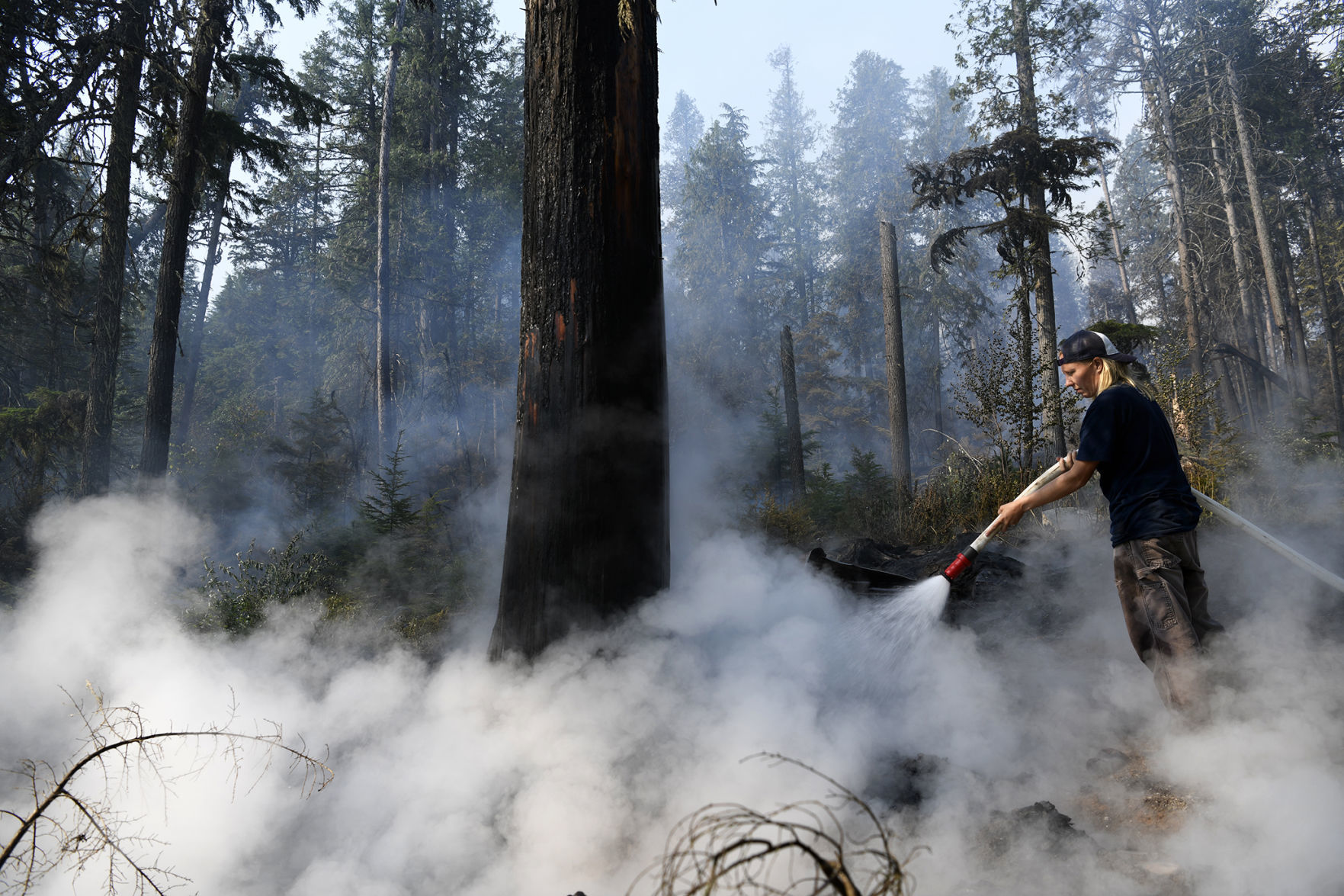 Hosing down hot spots at Kelly's Camp
